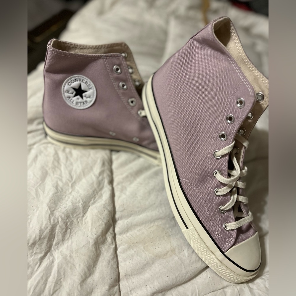 Converse High Tops Shoes Phantom Violet Light Purple Women's 14 Men’s 12 New